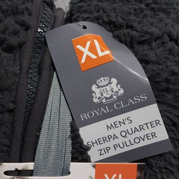 Royal Class Sherpa Quarter Zip Pullover...Size XL - Picture 3 of 7
